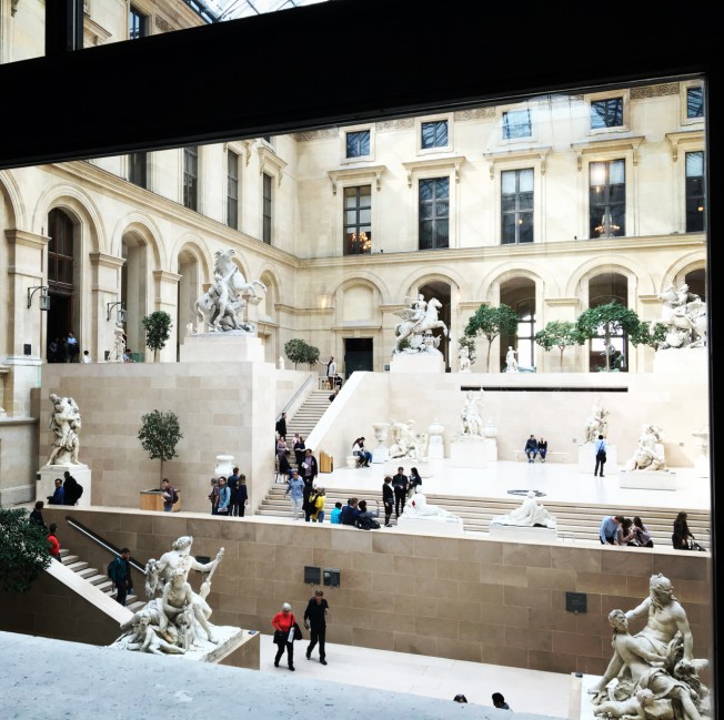 Looking in on the Louvre - Paris, France