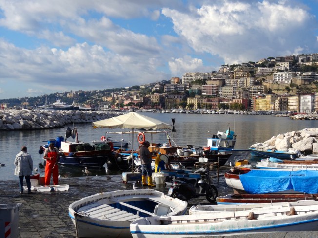 Mergellina in Naples, Italy