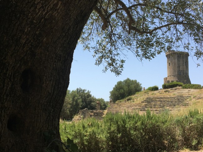 The archaeological site of Velia in Cilento, Italy
