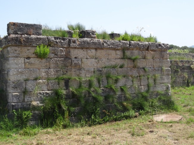 Detail from the archaeological site at Velia in Cilento, in the south of Italy