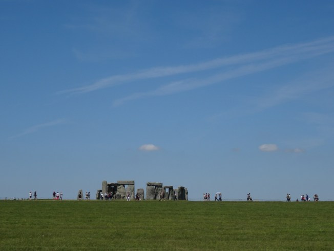 June day at Stonehenge, England