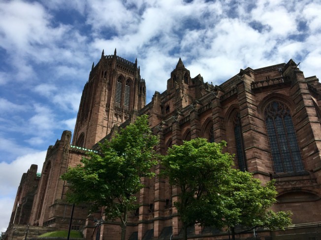 Liverpool's huge Anglican Cathedral built by Giles Gilbert Scott