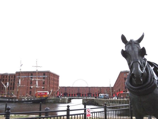 The docks in Liverpool, England