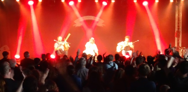The Yves Lambert Trio at Folk Week in Sidmouth, Devon