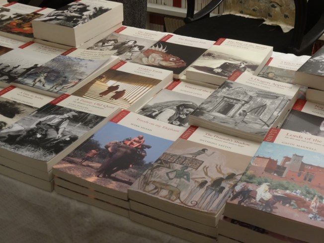 Eland books photographed at the Eland Open Day in December 2017