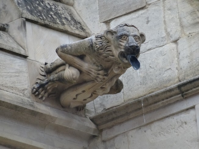 Gargoyle on Gloucester Cathedral, England