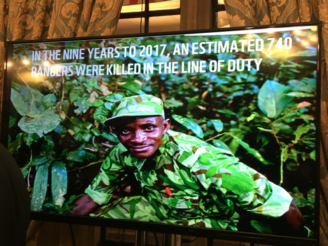 A reminder from WWF-UK of the lives lost in the fight to protect wildlife