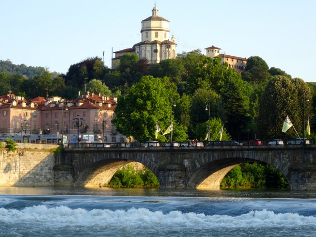The Po River in Turin, Italy