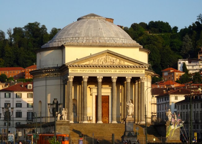 The Gran Madre di Dio church in Turin, Italy