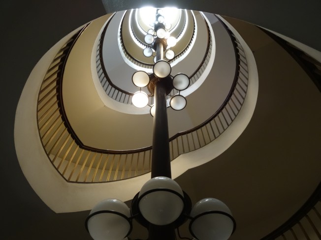 A staircase by Turin's architect designer Carlo Mollino (1905-1973)