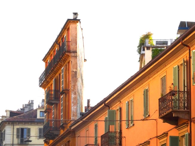 Casa Scaccabarozzi or the Palazzo Fetta di Polenta (Slice of Polenta) by Alessandro Antonelli