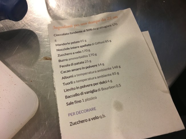 The caprese ingredients as prepared by Margherita Frari of QUBI in Turin, Italy