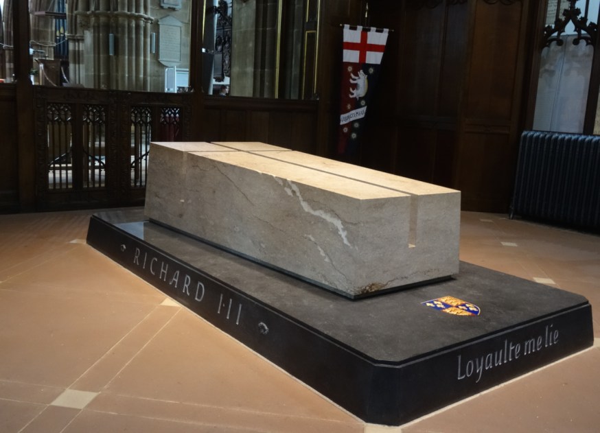 In Leicester Cathedral, England