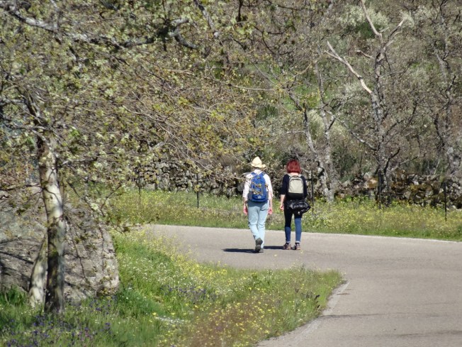 Walking in Extremadura, Spain in the spring of 2018