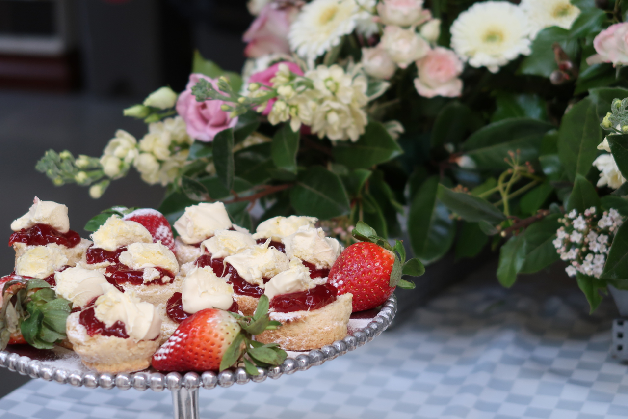 The tea party for Meryl Harrison's 80th birthday