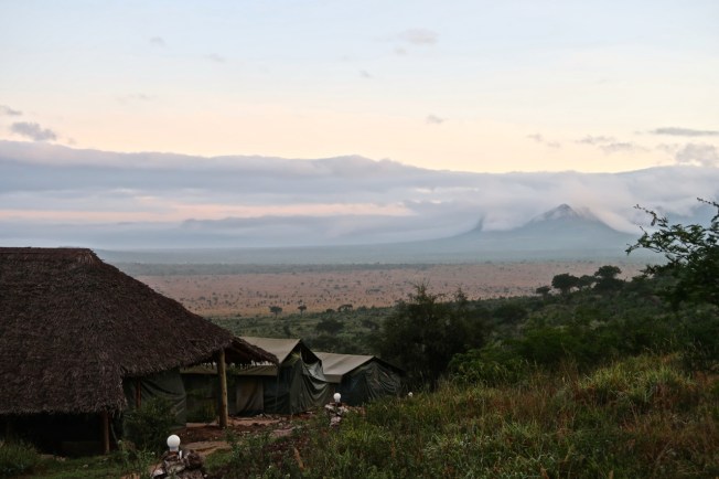 Our last dawn at Leopards Lair Camp, Tsavo, Kenya