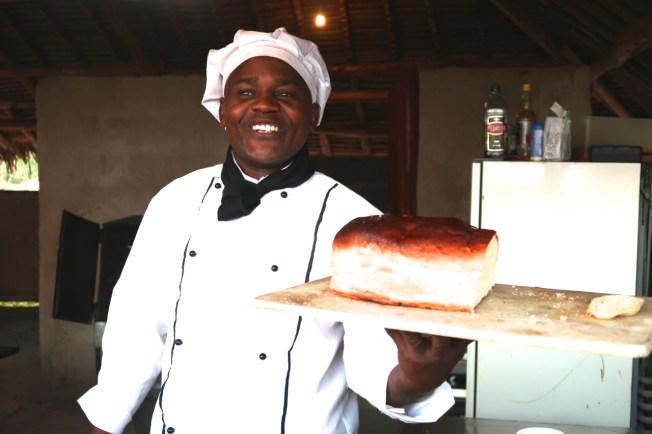 Our chef at Leopards Lair, Tsavo, Kenya